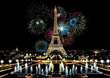 Raaputuskuva Eiffel Tower